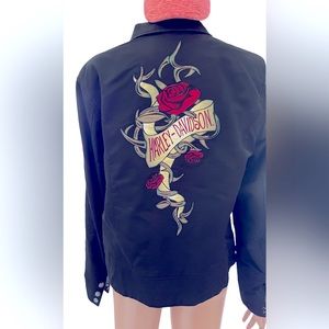 HARLEY DAVIDSON BLACK JACKET AUTHENTIC , Size Large